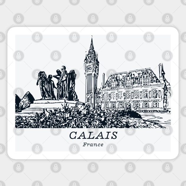 Calais - France Sticker by Lakeric